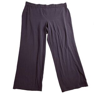 New Directions Women's Career Pants Size 22W Wide Leg Black